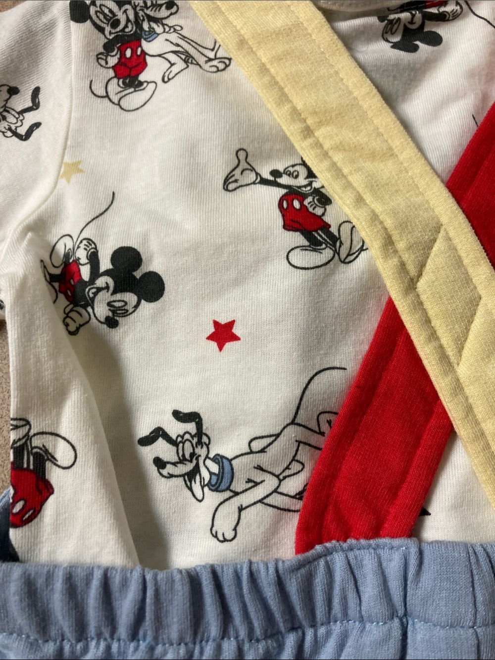 Disney Blue, Red & Yellow Mickey and Pluto Matching Set - Picture 7 of 9